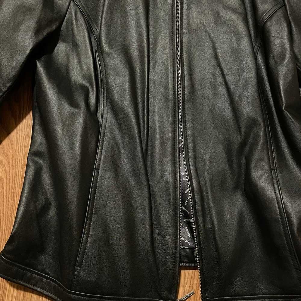 Bradley Bayou Black Leather Jacket - image 3
