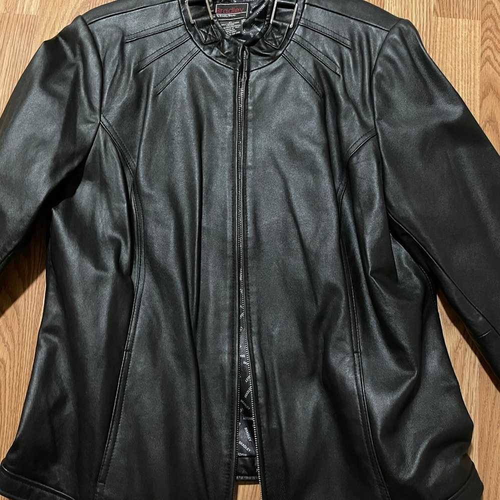 Bradley Bayou Black Leather Jacket - image 4