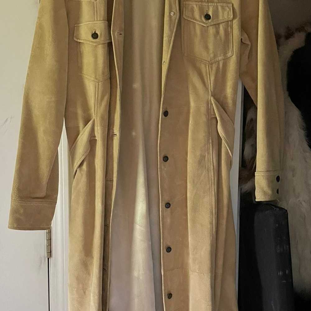 suede trench coats - image 3