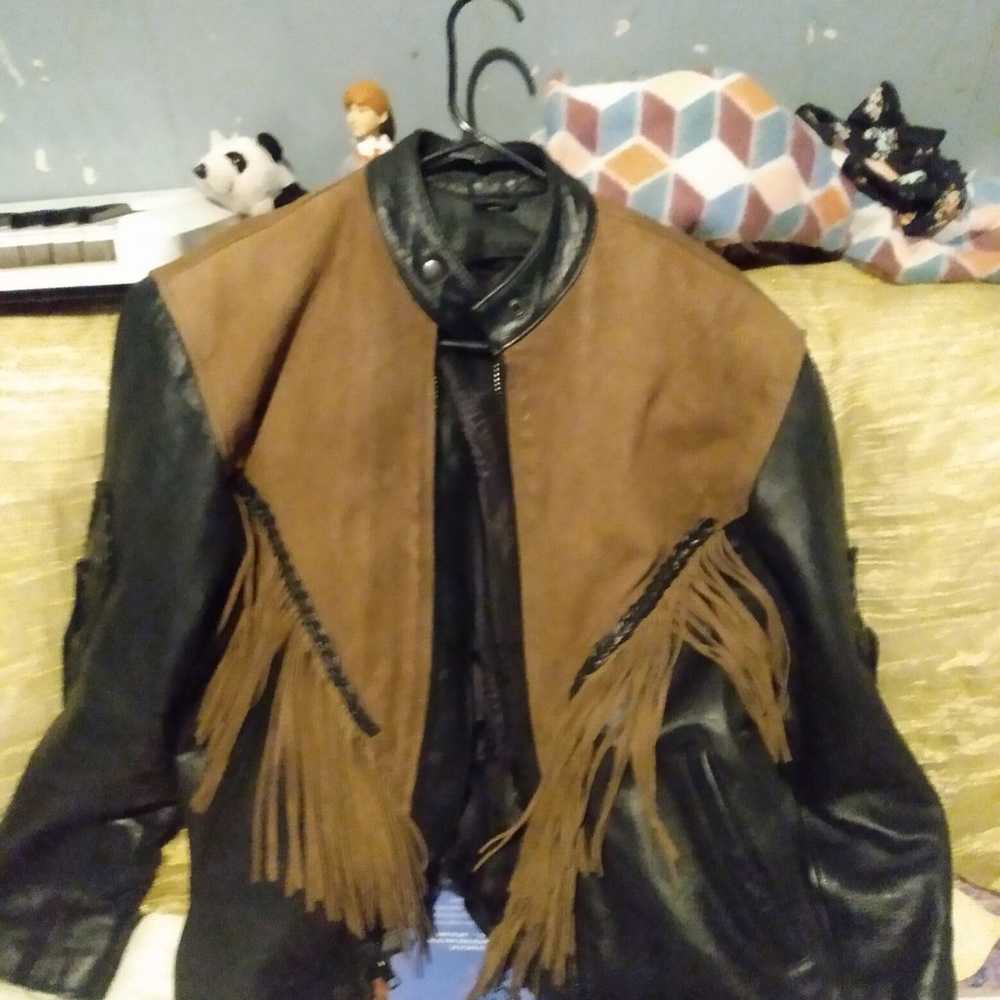 Genuine leather coat - image 1