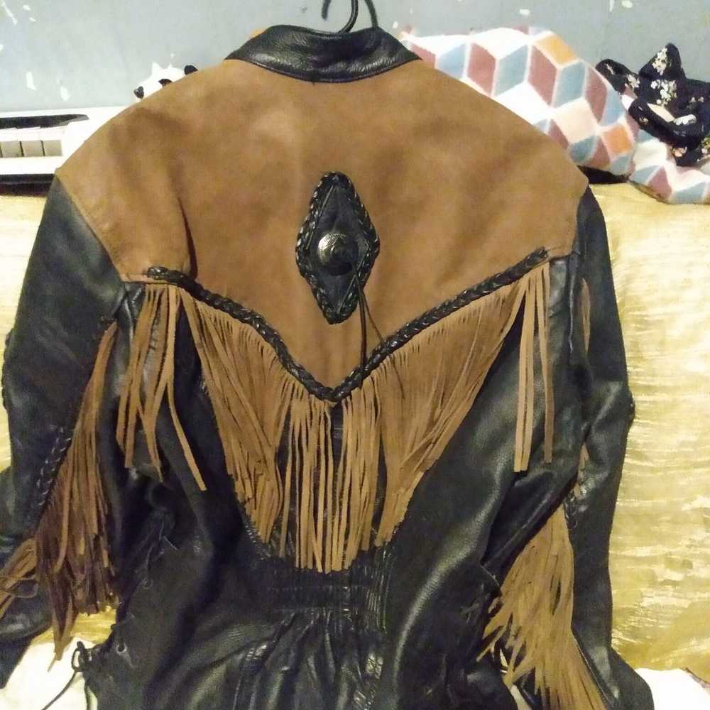 Genuine leather coat - image 2