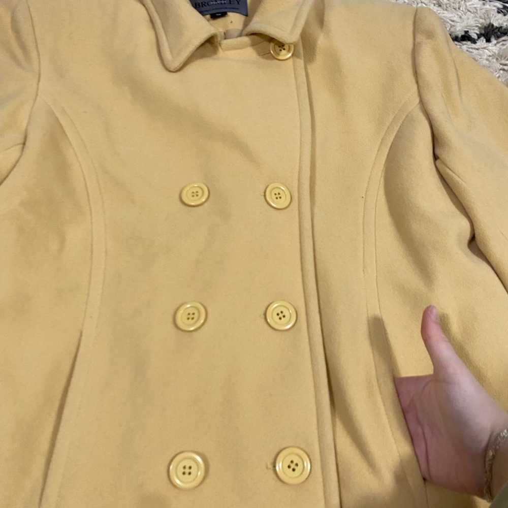 Bromley Collection Yellow Vintage Pea Coat - image 7