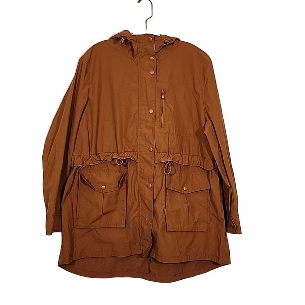 J. Crew New Perfect Lightweight Jacket Brown Size… - image 1