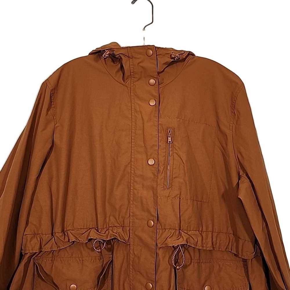 J. Crew New Perfect Lightweight Jacket Brown Size… - image 2