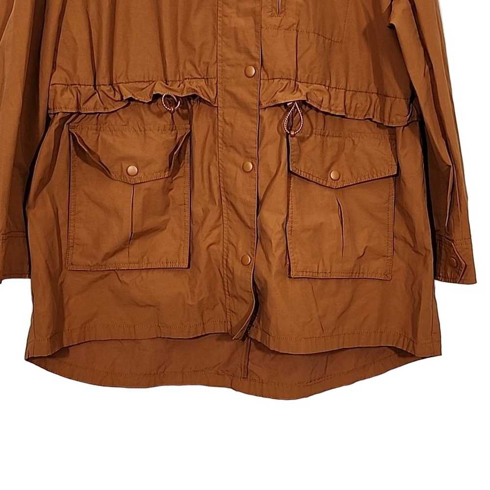 J. Crew New Perfect Lightweight Jacket Brown Size… - image 3