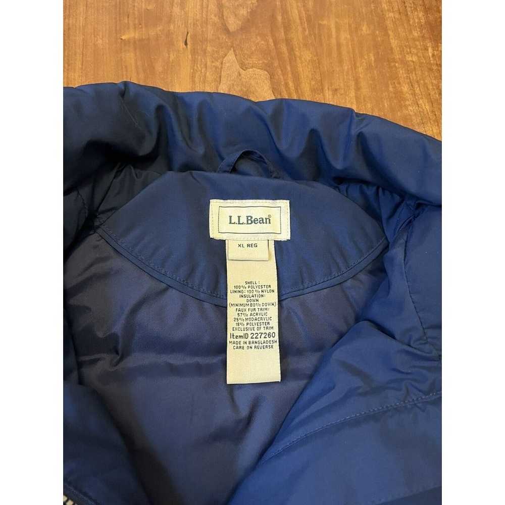 L.L. Bean XL Reg long line puffer parka down fill… - image 5