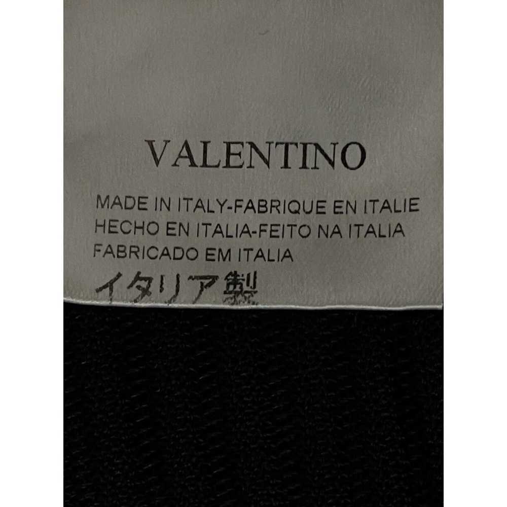 VALENTINO Black Viscose Cropped Ribbed Knit Stret… - image 7