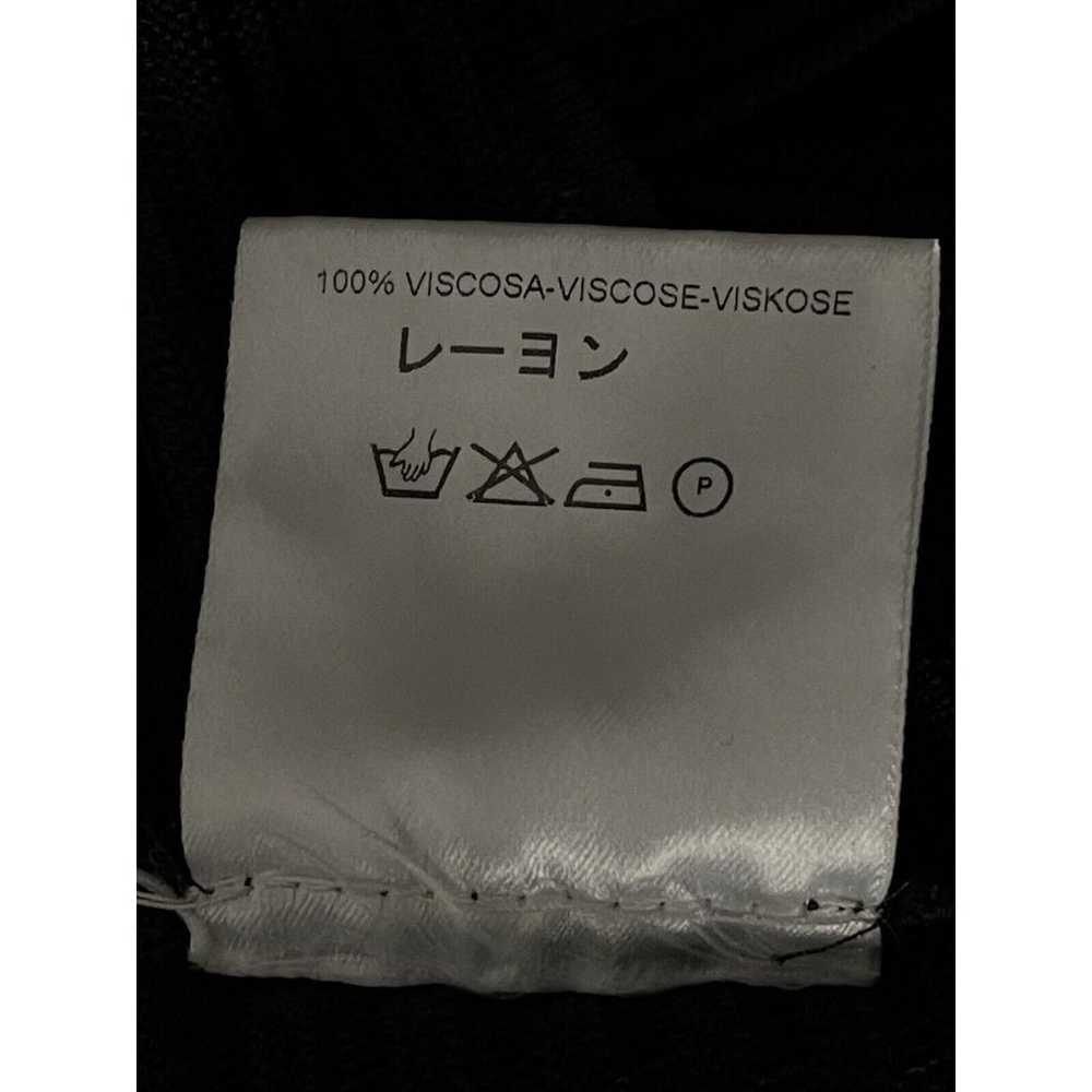 VALENTINO Black Viscose Cropped Ribbed Knit Stret… - image 8