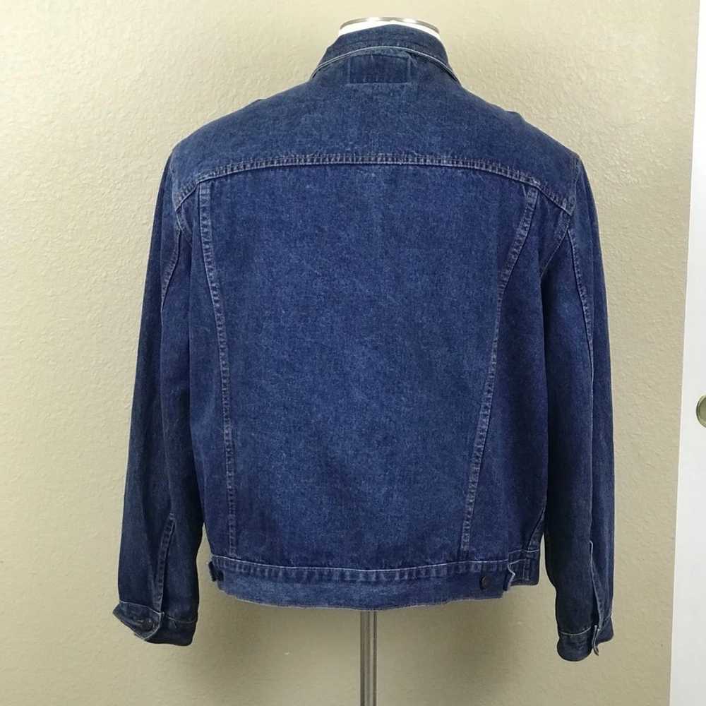 Hewlett Packard 3X Jacket Blue Denim ALO FLAW Sie… - image 4