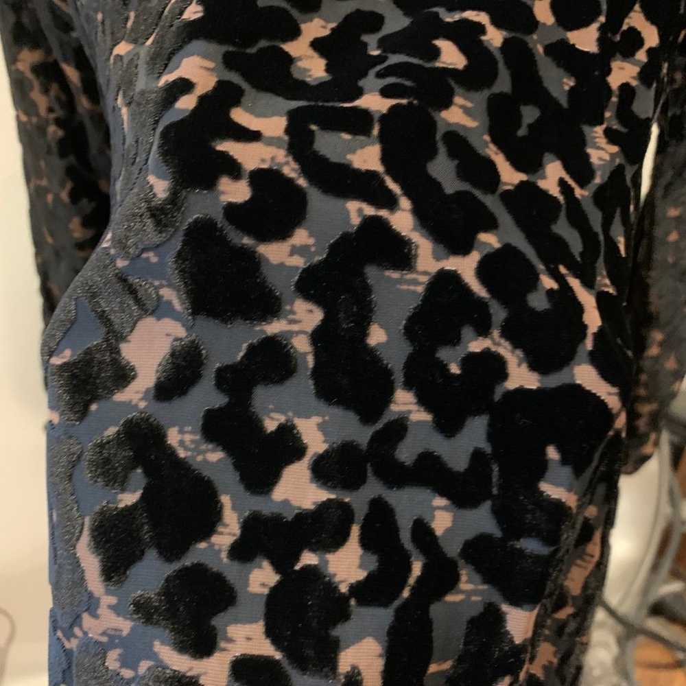 Guess leopard velvet blazer - image 10