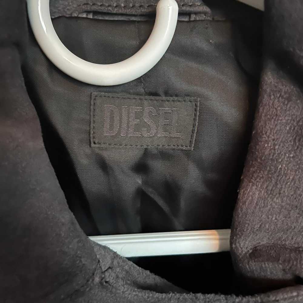 DIESEL 100% Lamb Leather Moto Jacket - image 6