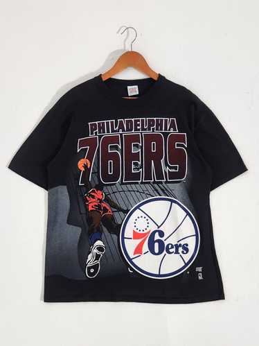 Vintage 1990s Philadelphia 76ers Dunk AOP T-Shirt 