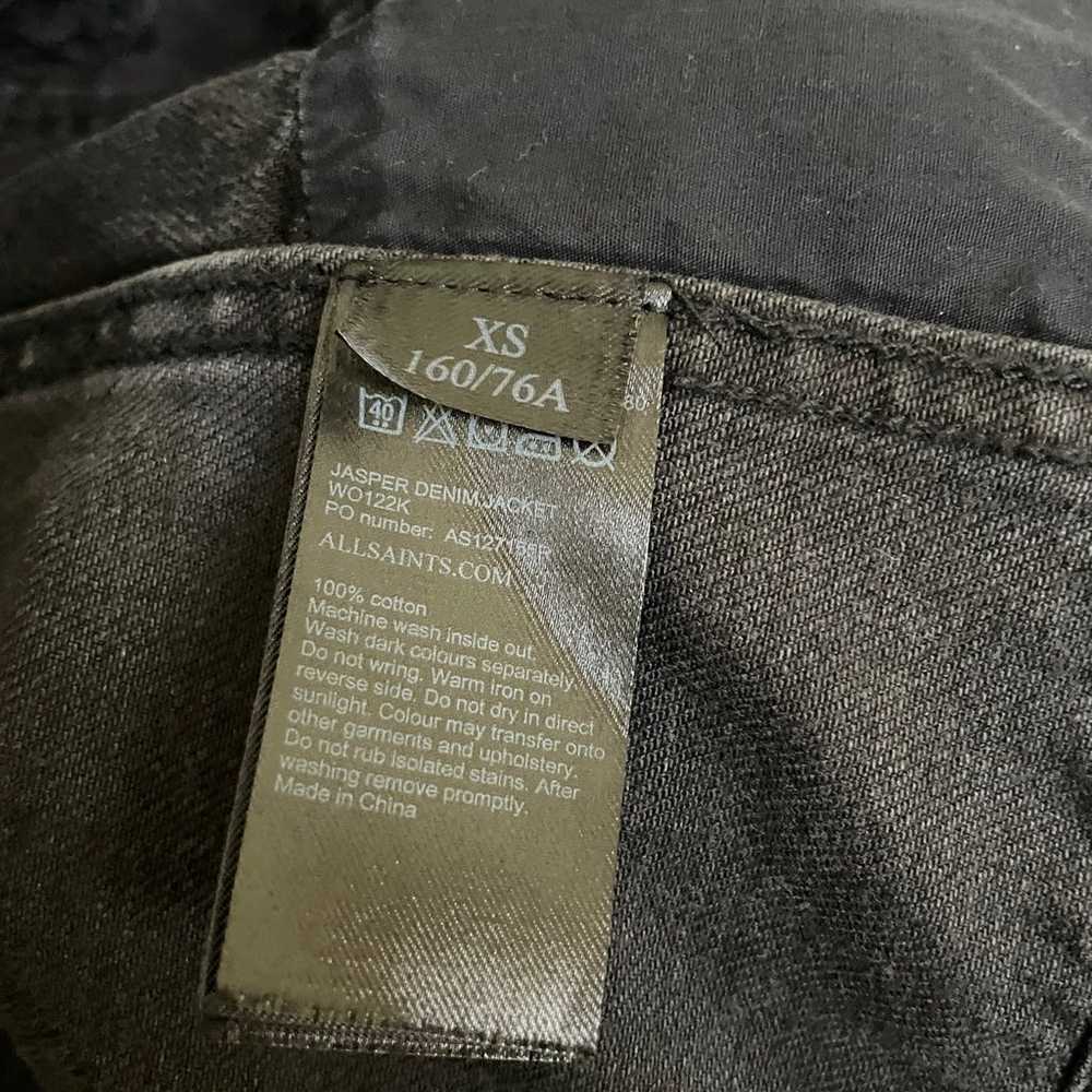 NWOT ALLSAINTS Jasper 100% cotton denim jacket, b… - image 6