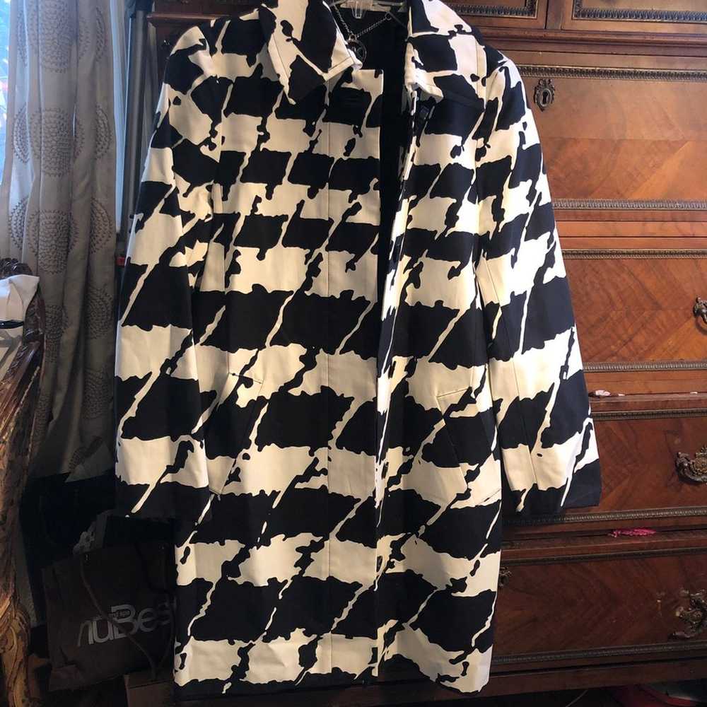Michael Kors black and white overcoat/co - image 1