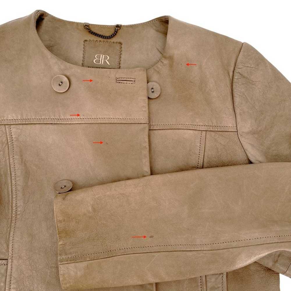 BANANA REPUBLIC Leather Jacket XS - image 10
