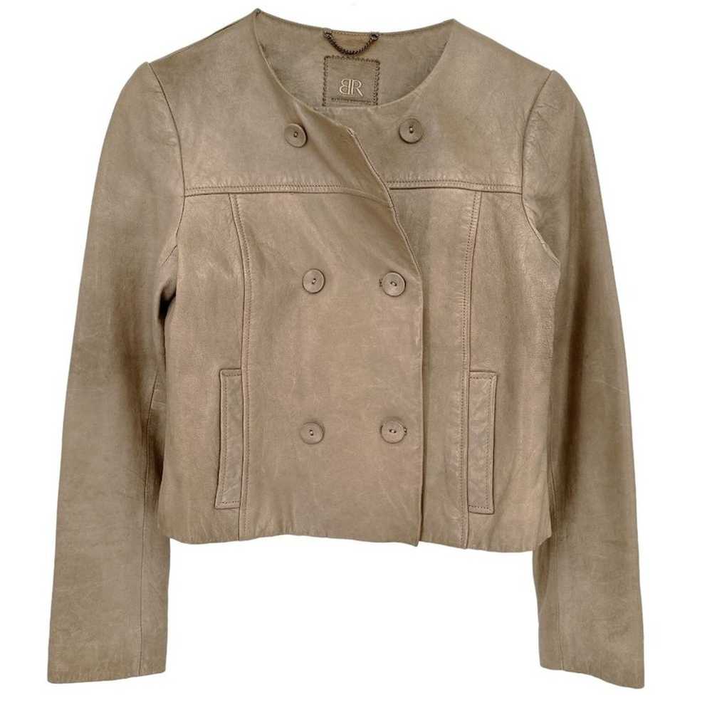 BANANA REPUBLIC Leather Jacket XS - image 1