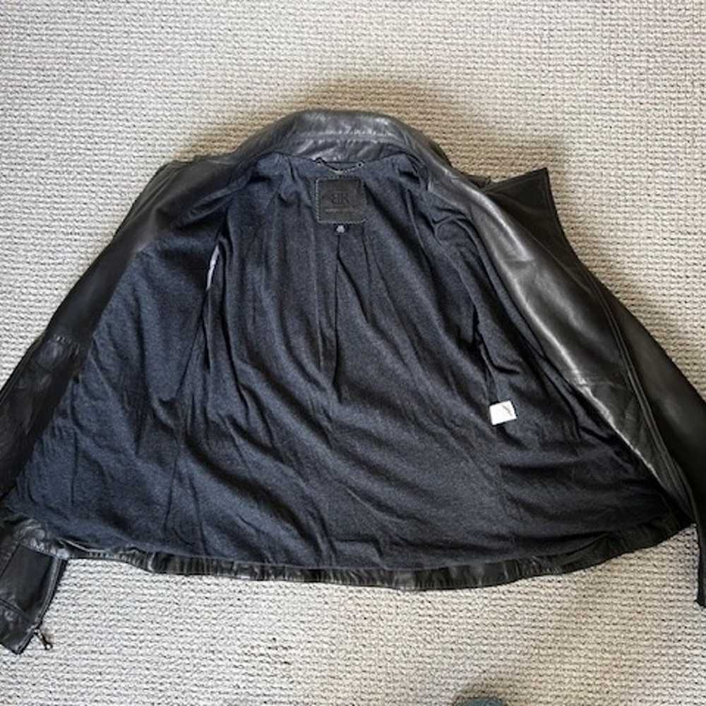 Banana Republic Leather Motorcycle Jacket in XS - image 5
