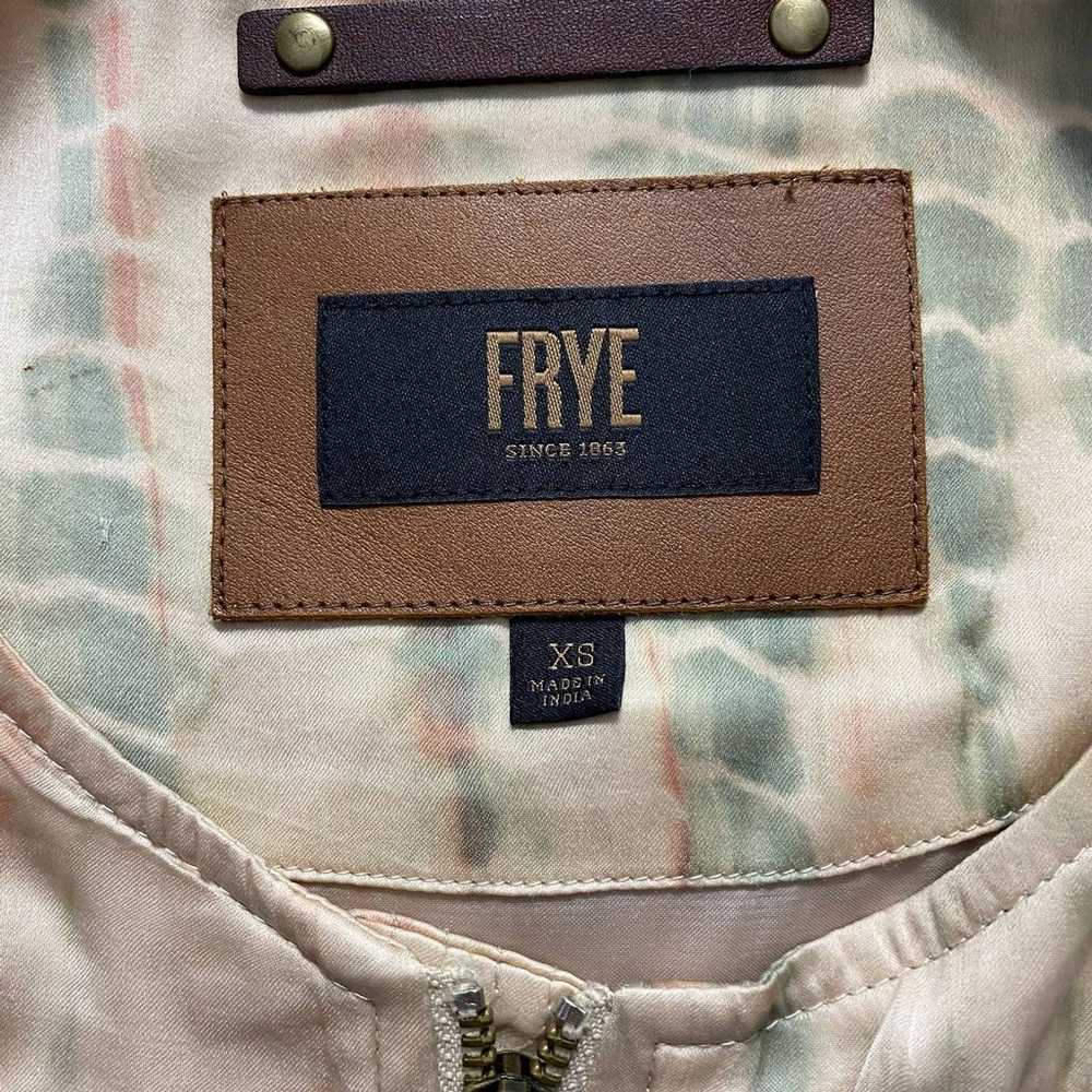 Frye Mandira Tie Dye Drapey Zip Bomber Jacket in … - image 10