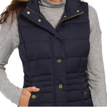 Lilly Pulitzer Navy Isabelle Puffer Vest