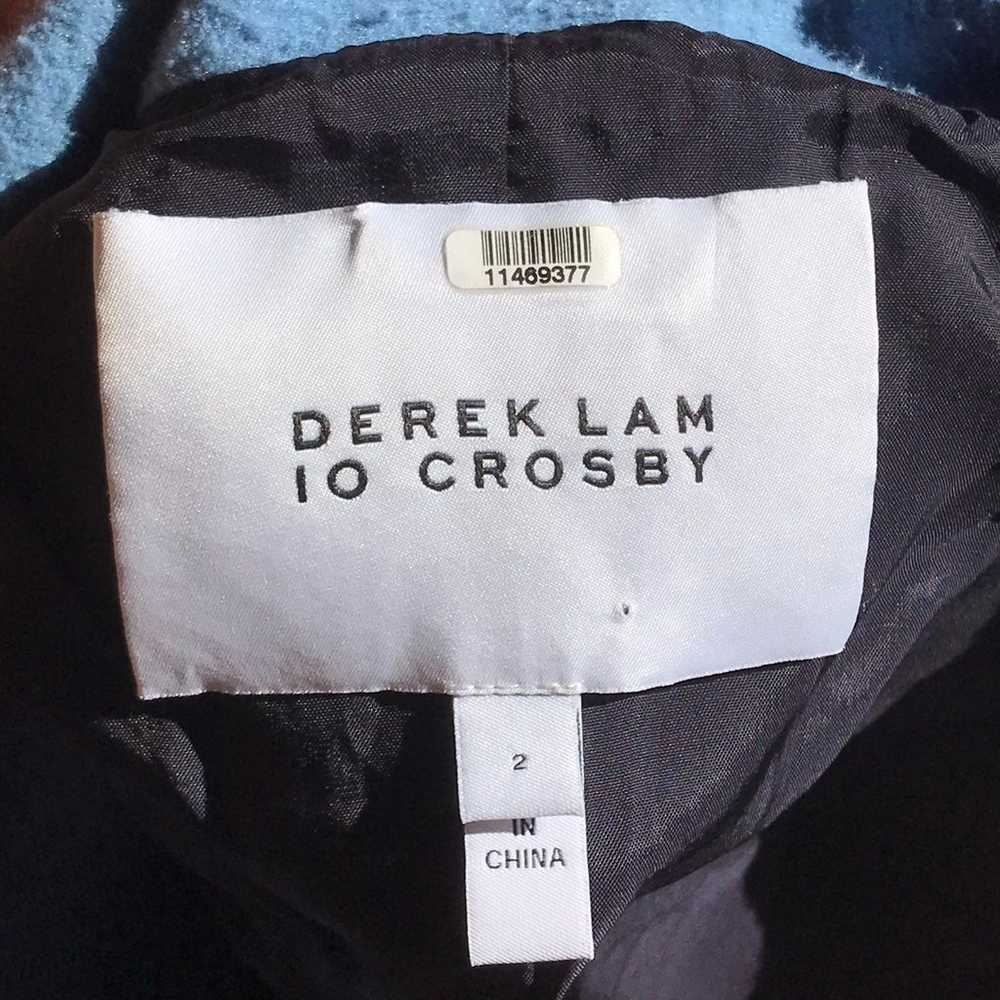 Derek Lam 10 Crosby blue grosgrain-trimmed felt A… - image 7