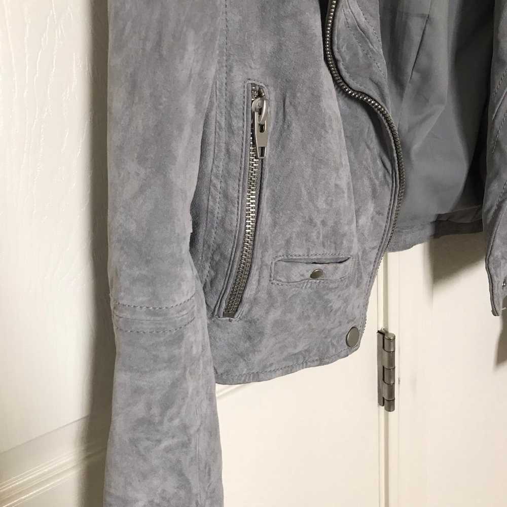 SL8 Suede Leather Moto Jacket - image 5