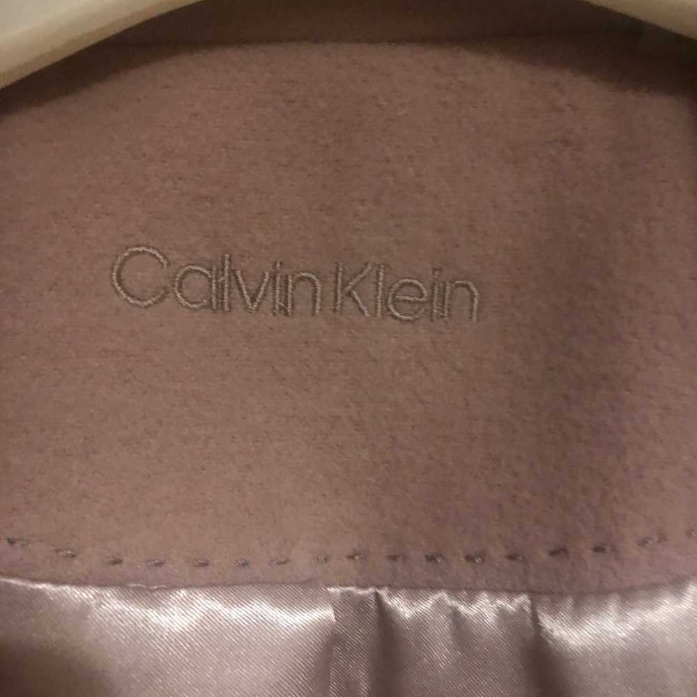 Gorgeous, satin lined Calvin Klein soft pink long… - image 2