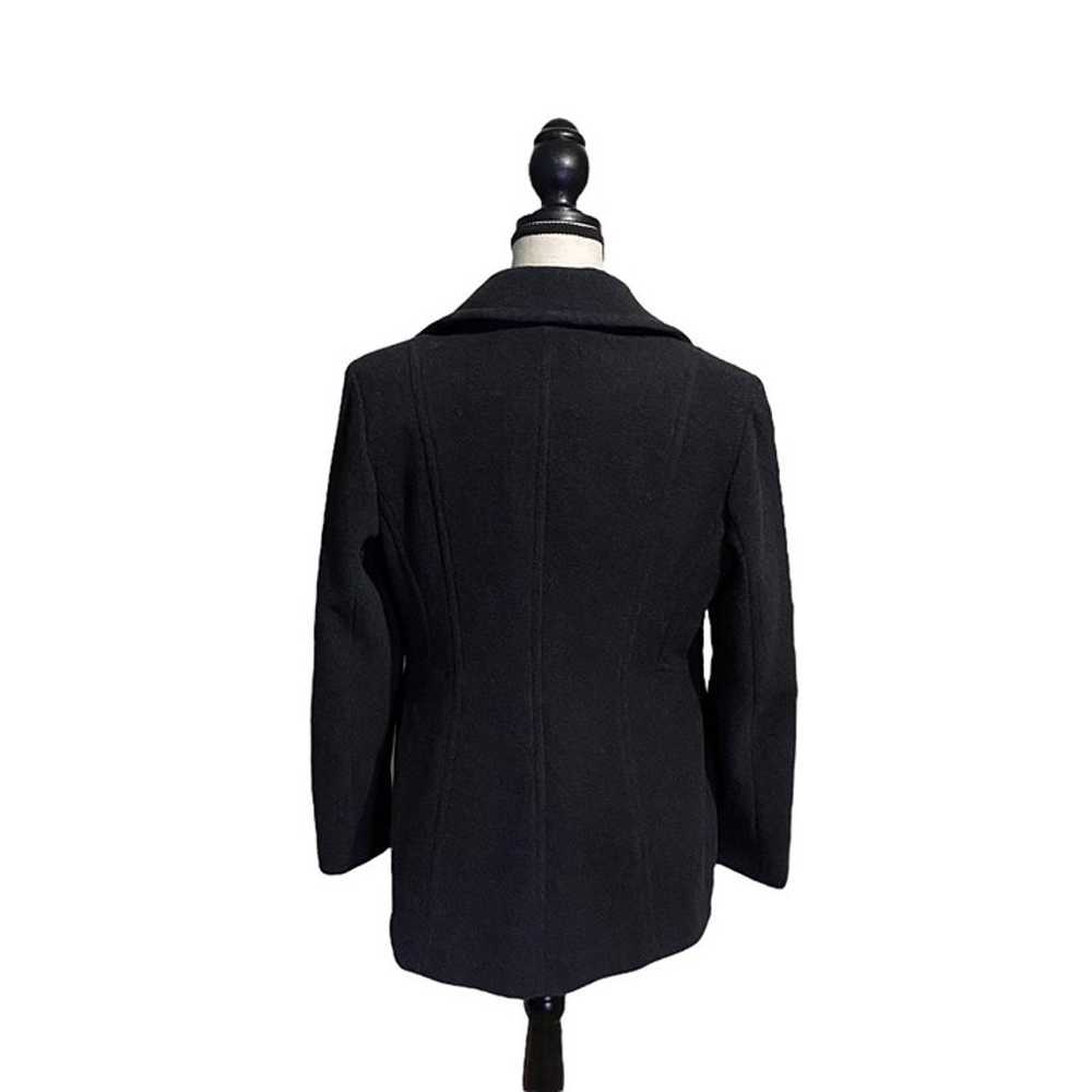 Vintage Grey Double Breasted Wool Coat - image 3