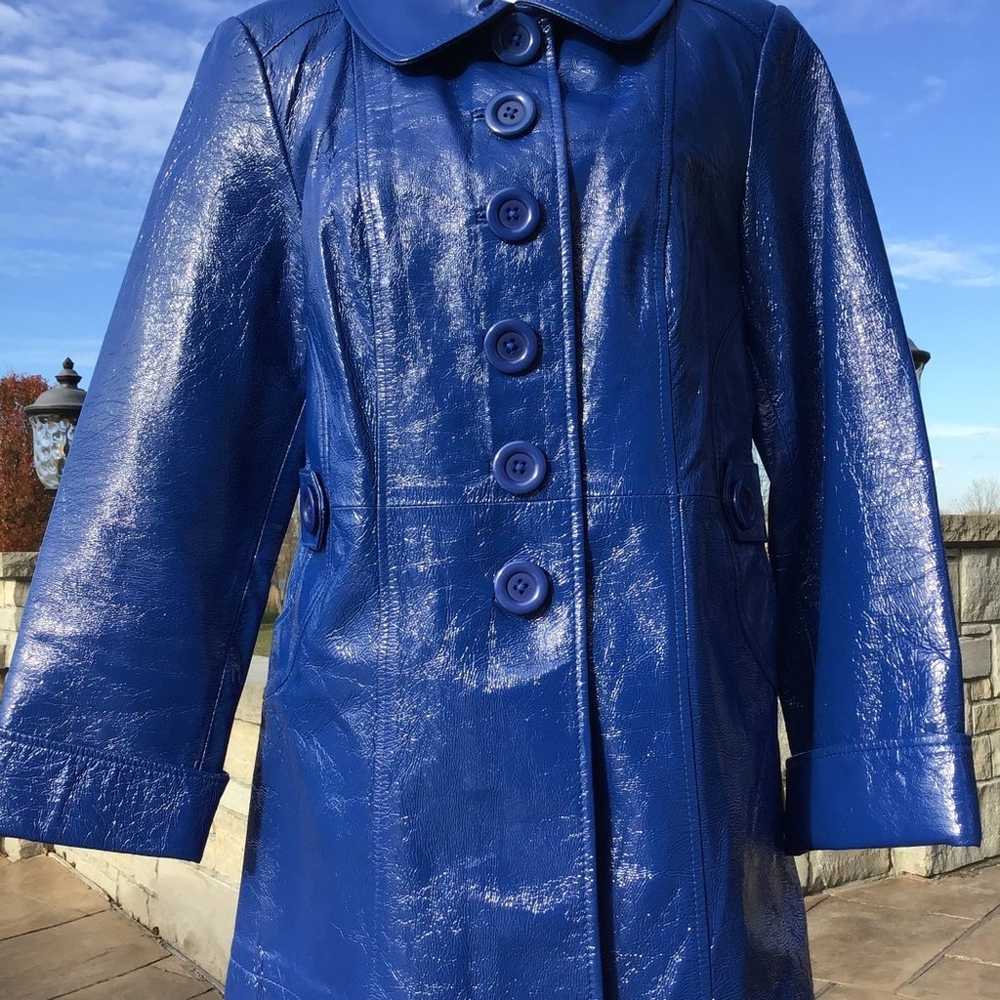 REVUE Genuine patent leather jacket . Size S . Ne… - image 1