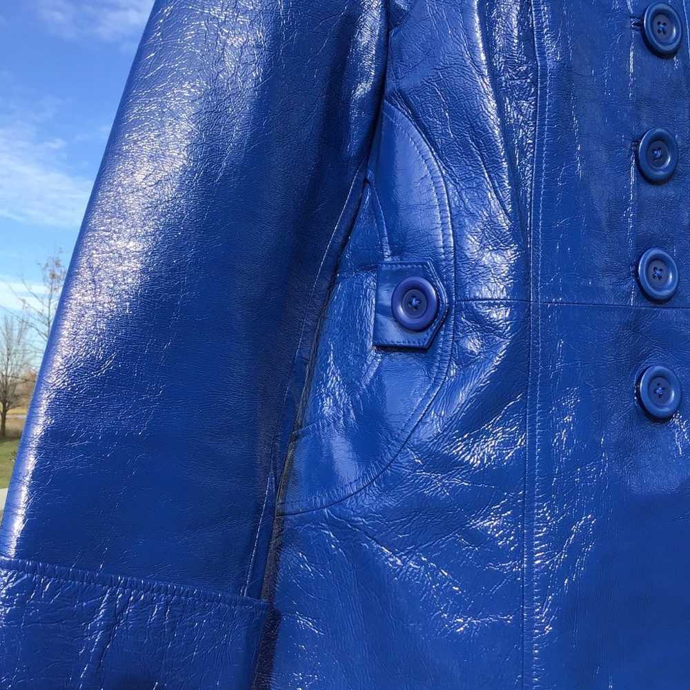 REVUE Genuine patent leather jacket . Size S . Ne… - image 5