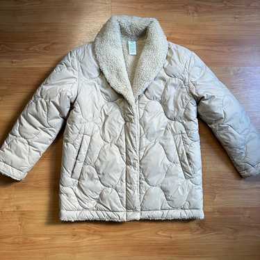 Madewell Reversible Quilted Faux Shearling Jacket - image 1