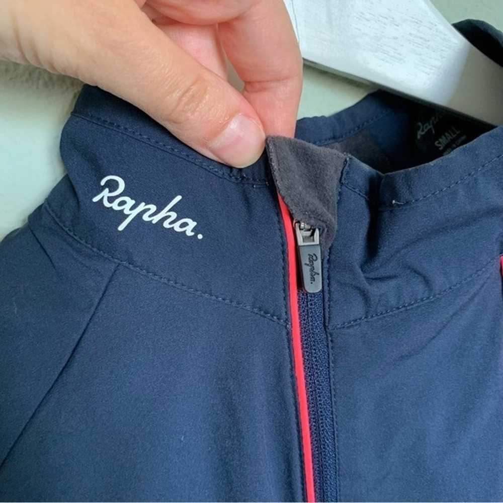 Rapha Navy Pink Piping Softshell Gilet Cycling Ve… - image 8