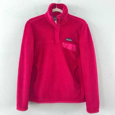 Patagonia Re-Tool Snap-T Pink Fleece Pullover - image 1