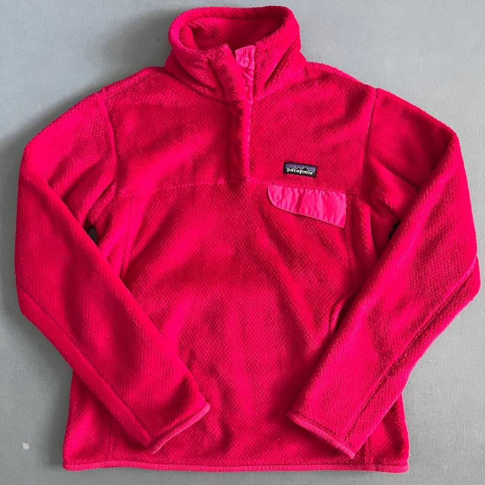 Patagonia Re-Tool Snap-T Pink Fleece Pullover - image 3