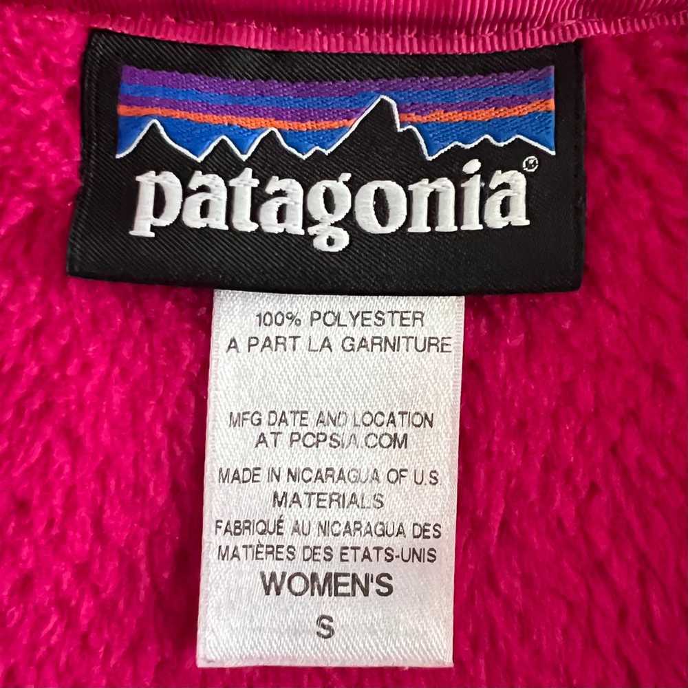 Patagonia Re-Tool Snap-T Pink Fleece Pullover - image 5