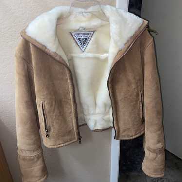 Genuine Leather fur jacket