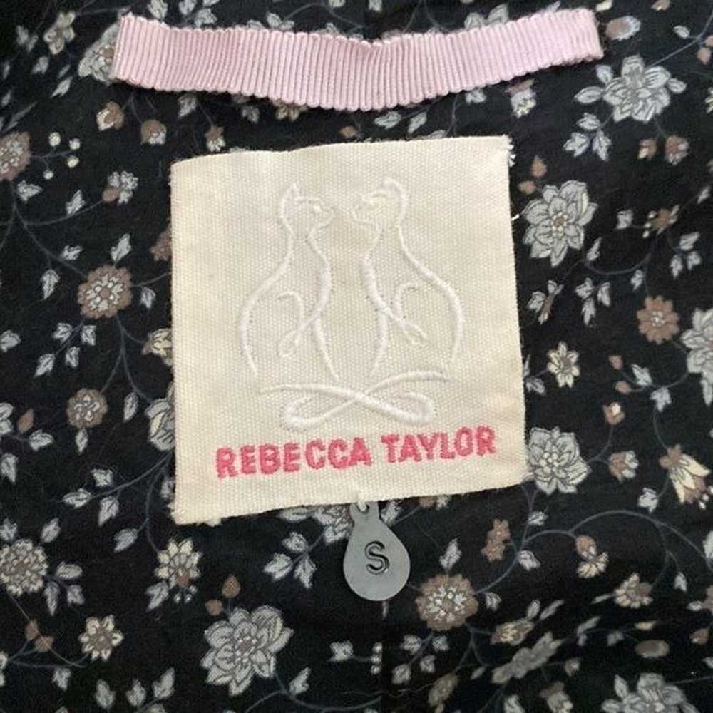 Rebecca Taylor Faux Fur Vest with Floral Lining - image 6