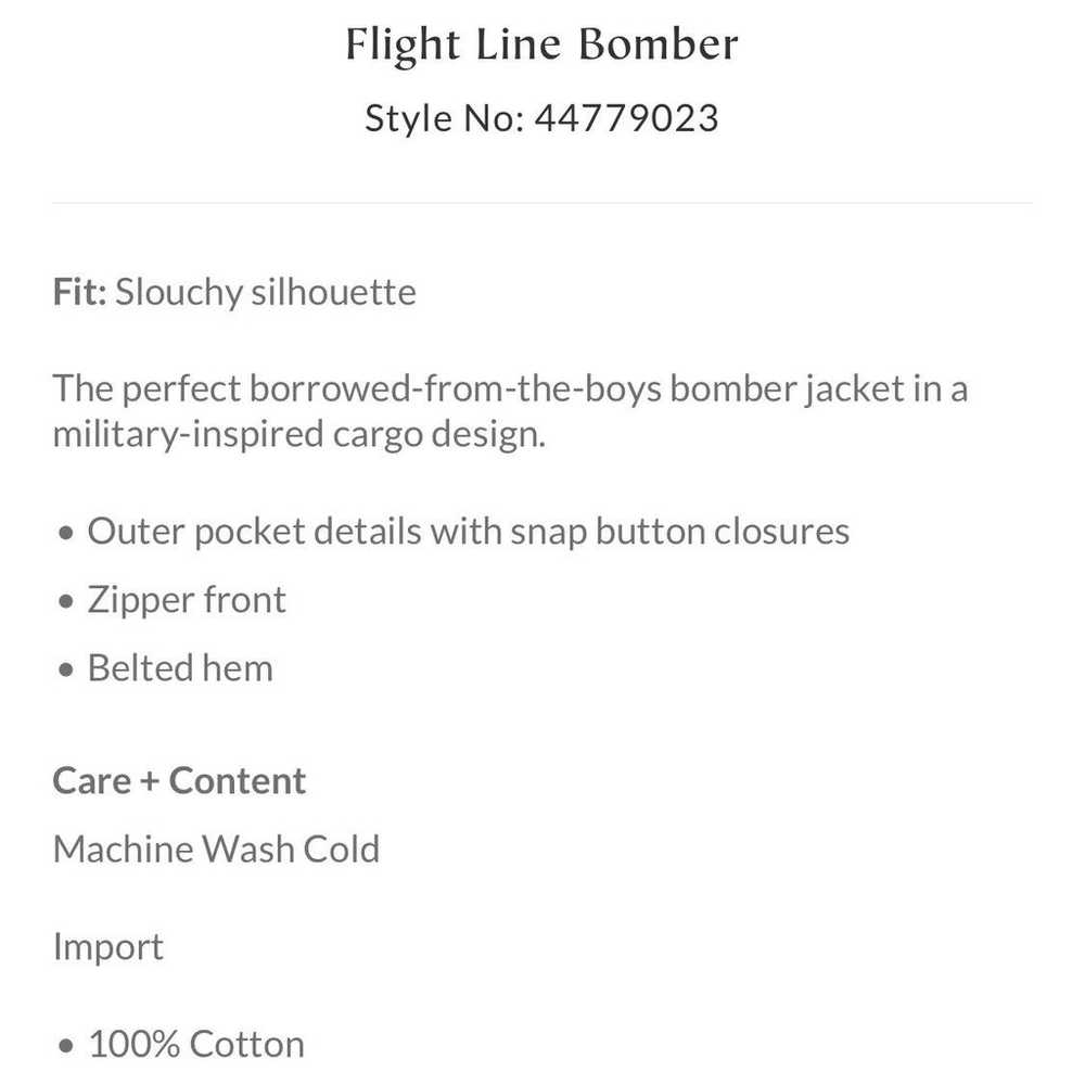 Free People Flight Line Bomber Jacket - image 6