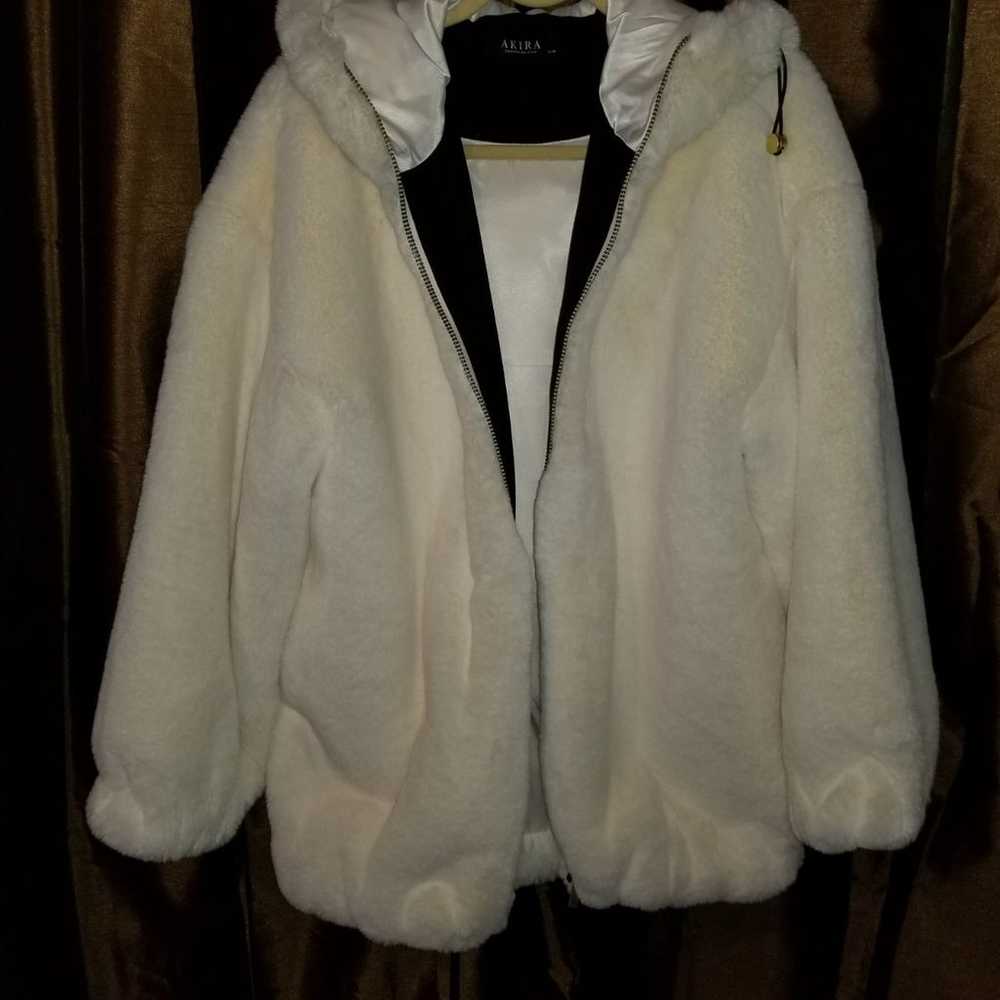 AKIRA Oversized Faux Fur Coat - image 5