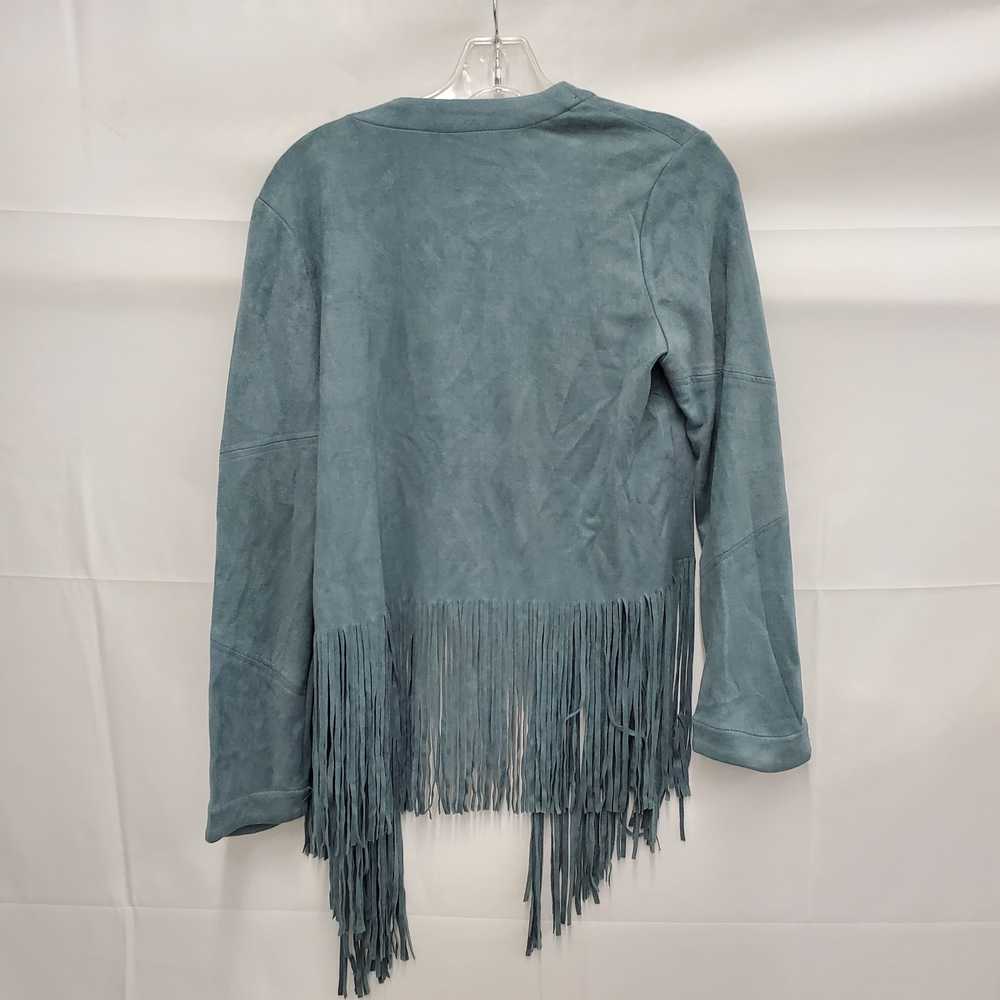 NWT Wishlist WM's Fringe Turquoise Jacket Size SM - image 2