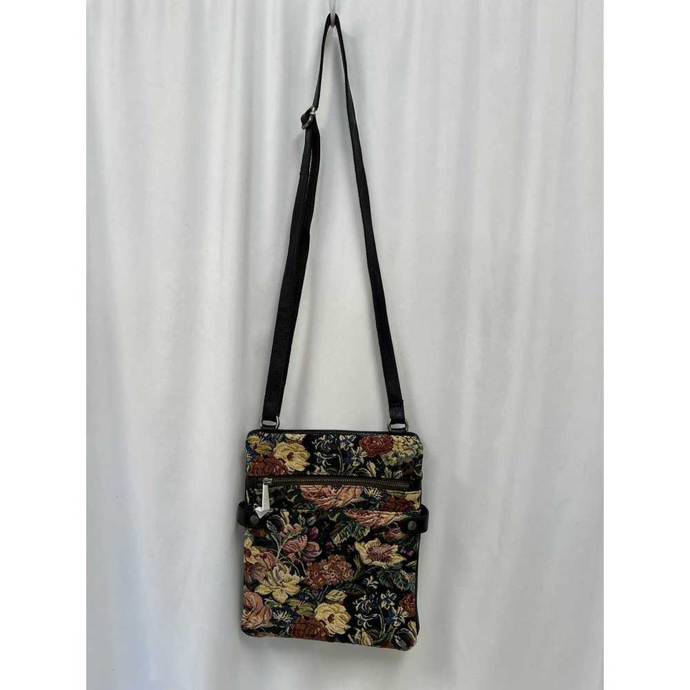 Patricia Nash Woven Floral Tapestry Prizzi Leathe… - image 3