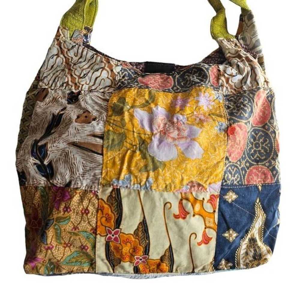 vintage fairycore patchwork shoulder bag - image 2