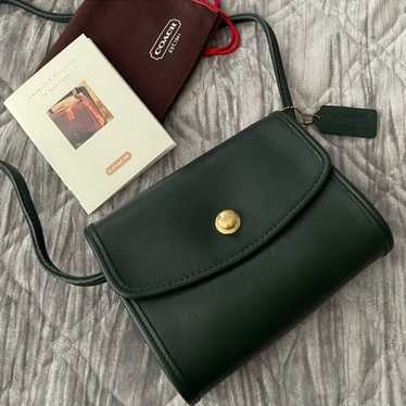 Vintage COACH Chrystie 9892 Forest Green