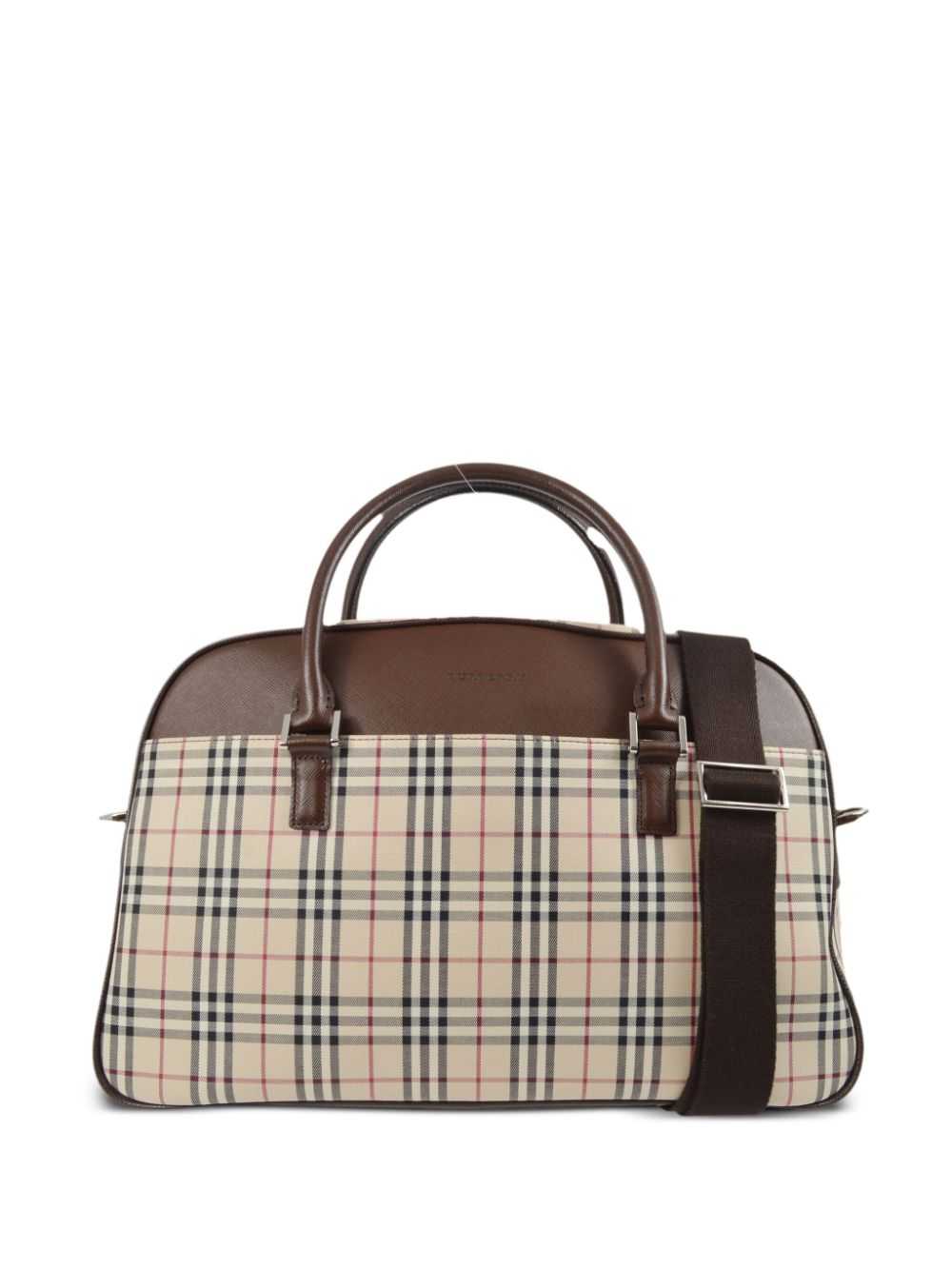 Burberry Pre-Owned 1990-2000s House Check two-way… - image 1