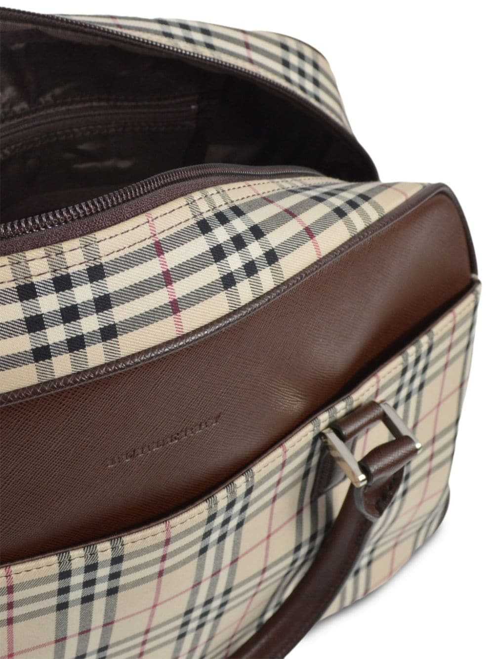 Burberry Pre-Owned 1990-2000s House Check two-way… - image 4