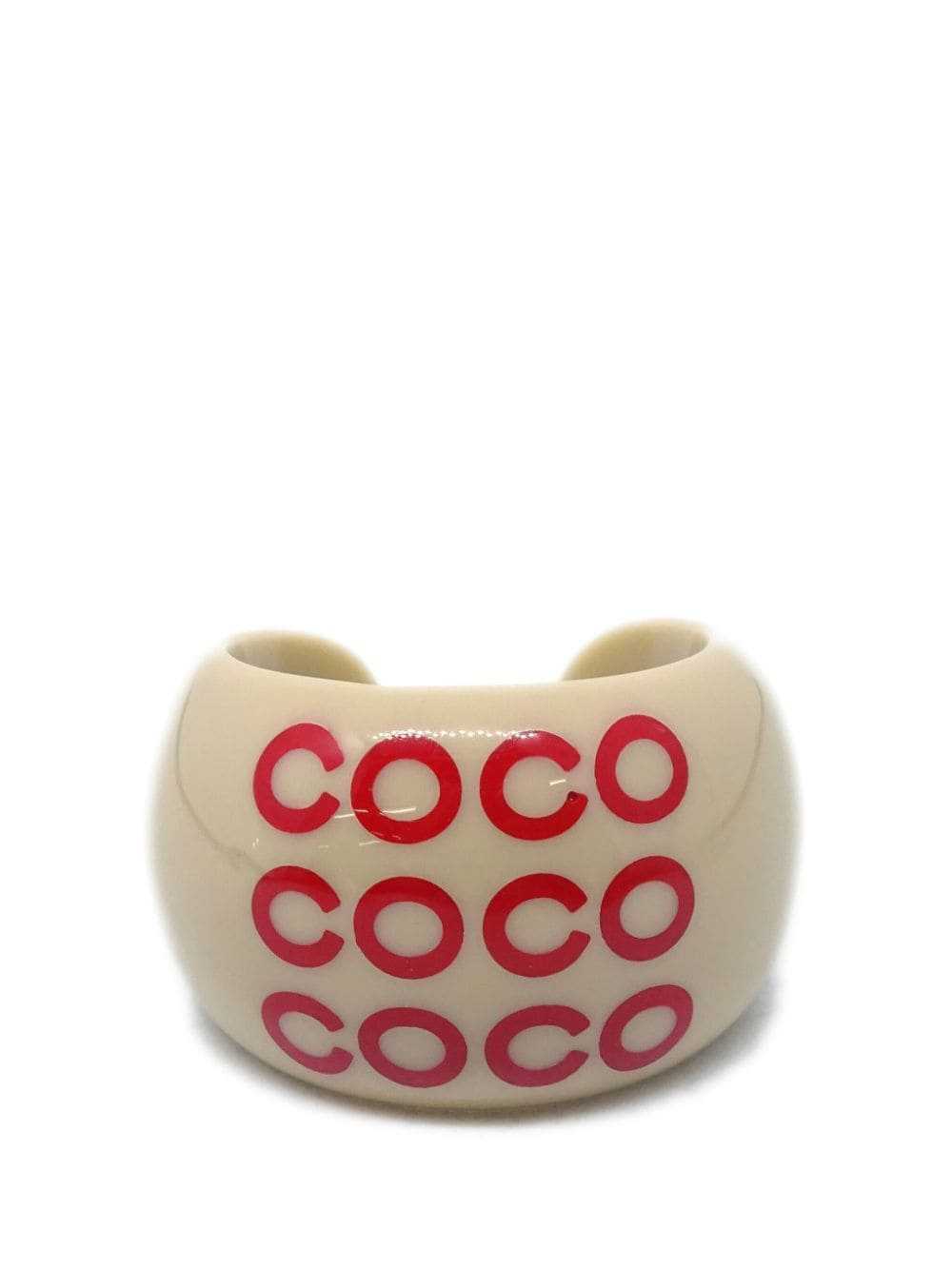 CHANEL Pre-Owned 2001 CC Coco ring - Neutrals - image 1