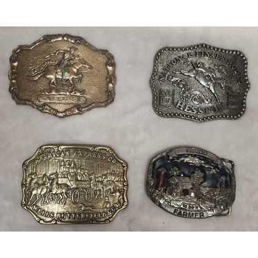 Vintage Belt Buckles - set of 4