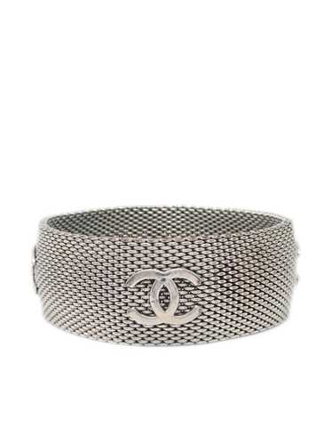 CHANEL Pre-Owned 1997 CC silver-plated bracelet - image 1