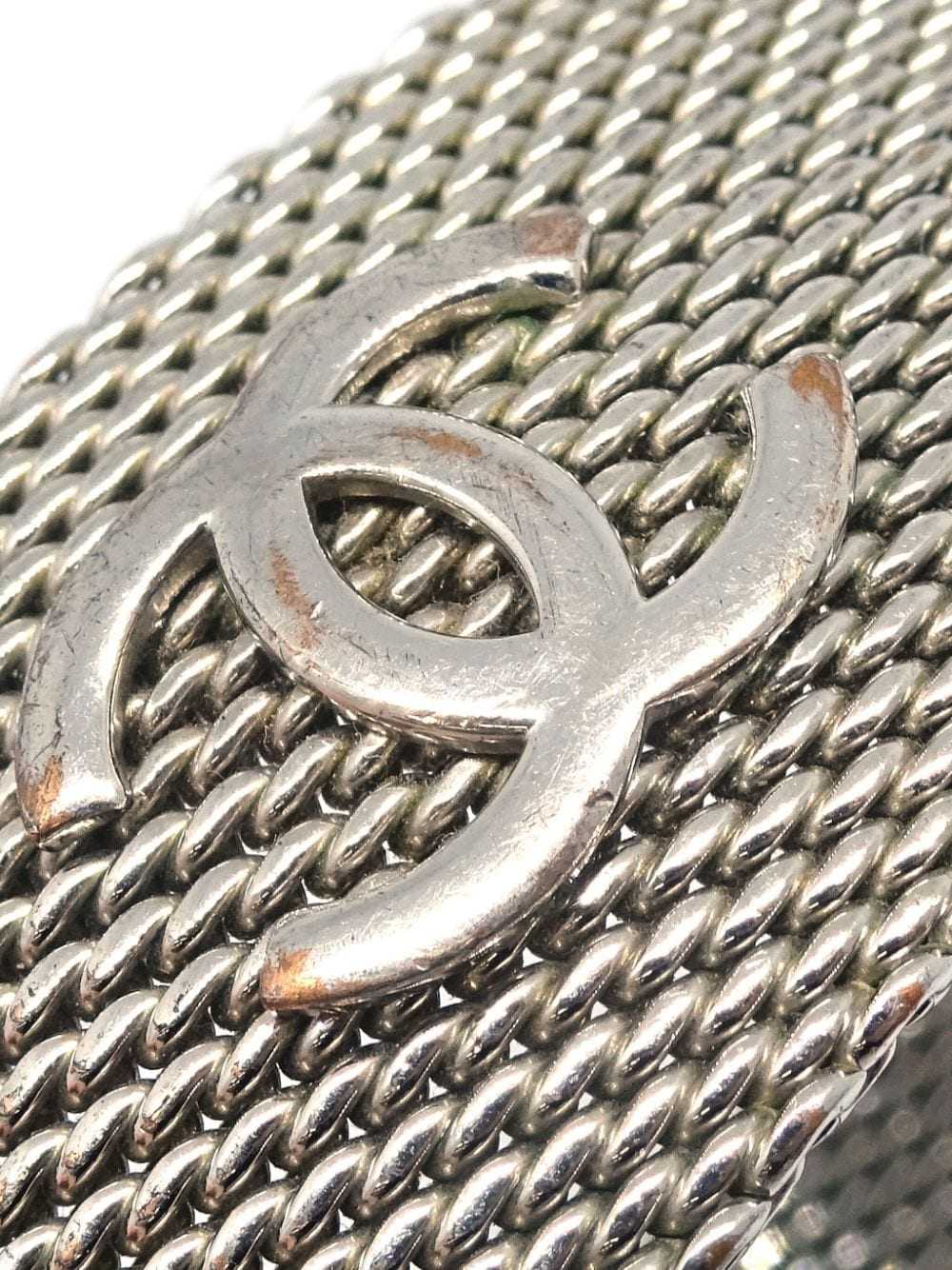 CHANEL Pre-Owned 1997 CC silver-plated bracelet - image 2