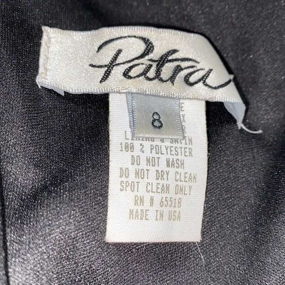 Vintage Patra Sequin Embellished Taffeta A-Line E… - image 7