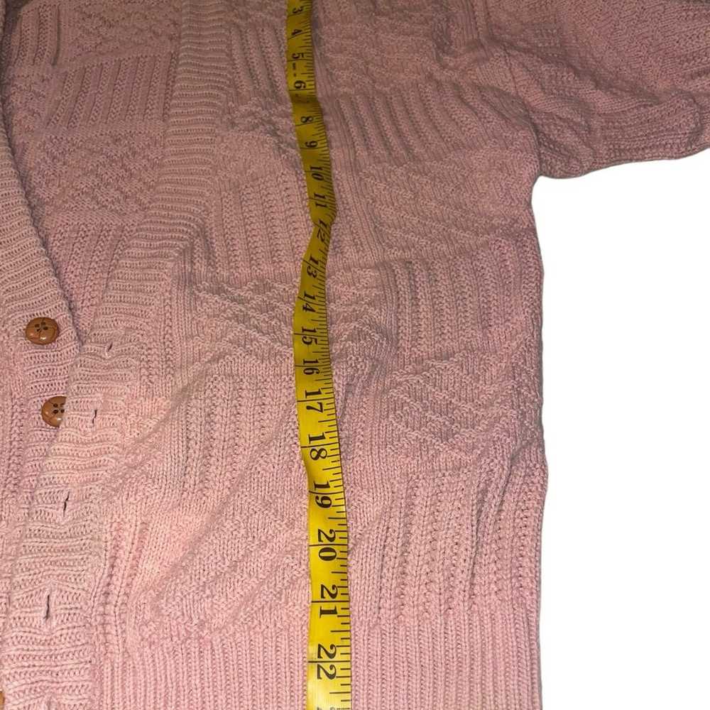 Vintage 80s 90s J.J. Cochran heavy cotton Knit Ca… - image 3